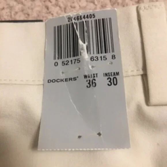 Men's Vintage Dockers Premium NEW with Tags Double Pleated Pants36 x 30